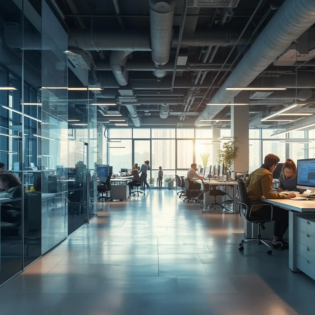 Oficina moderna de AuditFlow Consultores